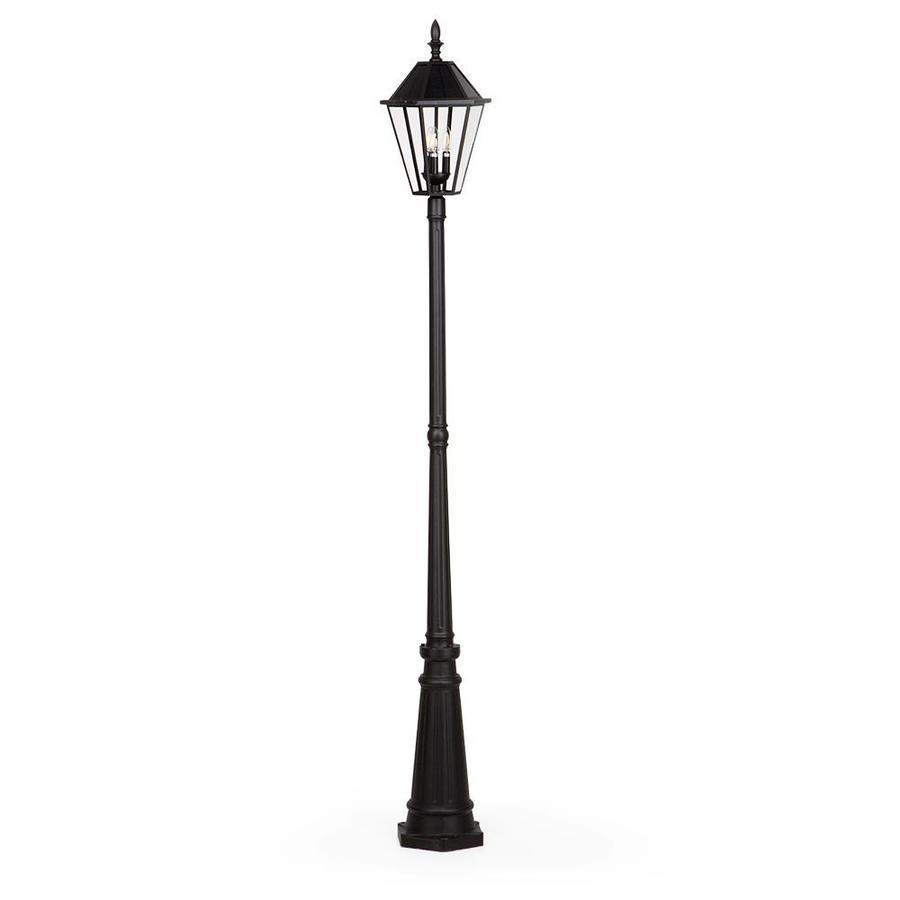 LUTEC LED Solar Post Light in the Complete Post Lights department at