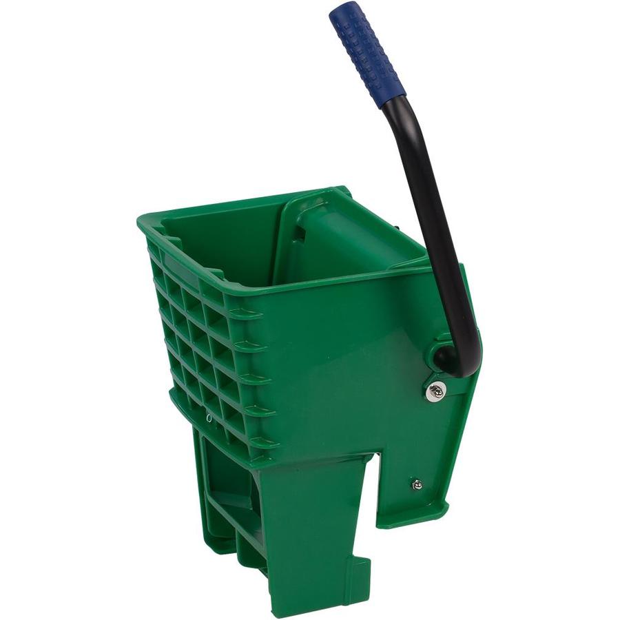 Carlisle Commercial Mop Bucket SidePress Wringer 26 and 35 Quart Green in the Mop Wringer