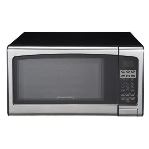 Proctor Silex 1.1cu ft 1000Watt Countertop Microwave (Stainless Steel
