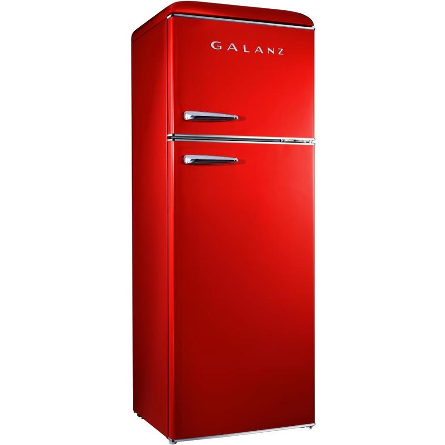 Galanz 12cu ft TopFreezer Refrigerator (Hot Rod Red) ENERGY STAR in