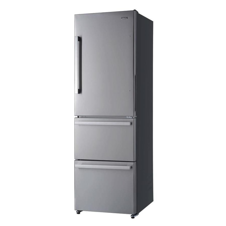 Galanz 12.4cu ft BottomFreezer Refrigerator with Ice Maker (Stainless