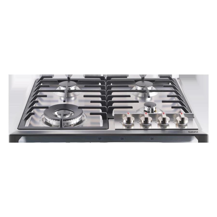 Galanz 24in 4 Burners Stainless Steel Gas Cooktop in the Gas Cooktops