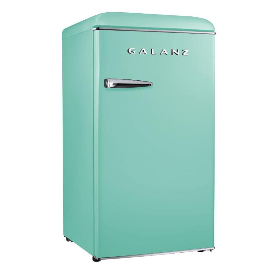Galanz Retro single door 3.3cu ft Freestanding Mini Fridge Freezer