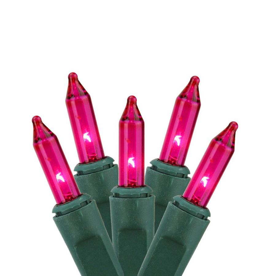 Northlight Sienna 4ft x 6ft Constant Pink Incandescent Mini PlugIn