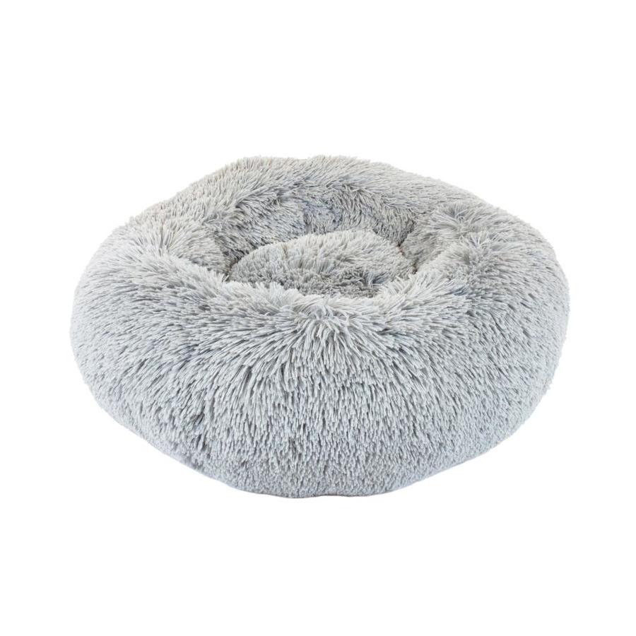 Precious Tails Medium Eyelash Faux Fur Round Pet Bed in the Pet Beds