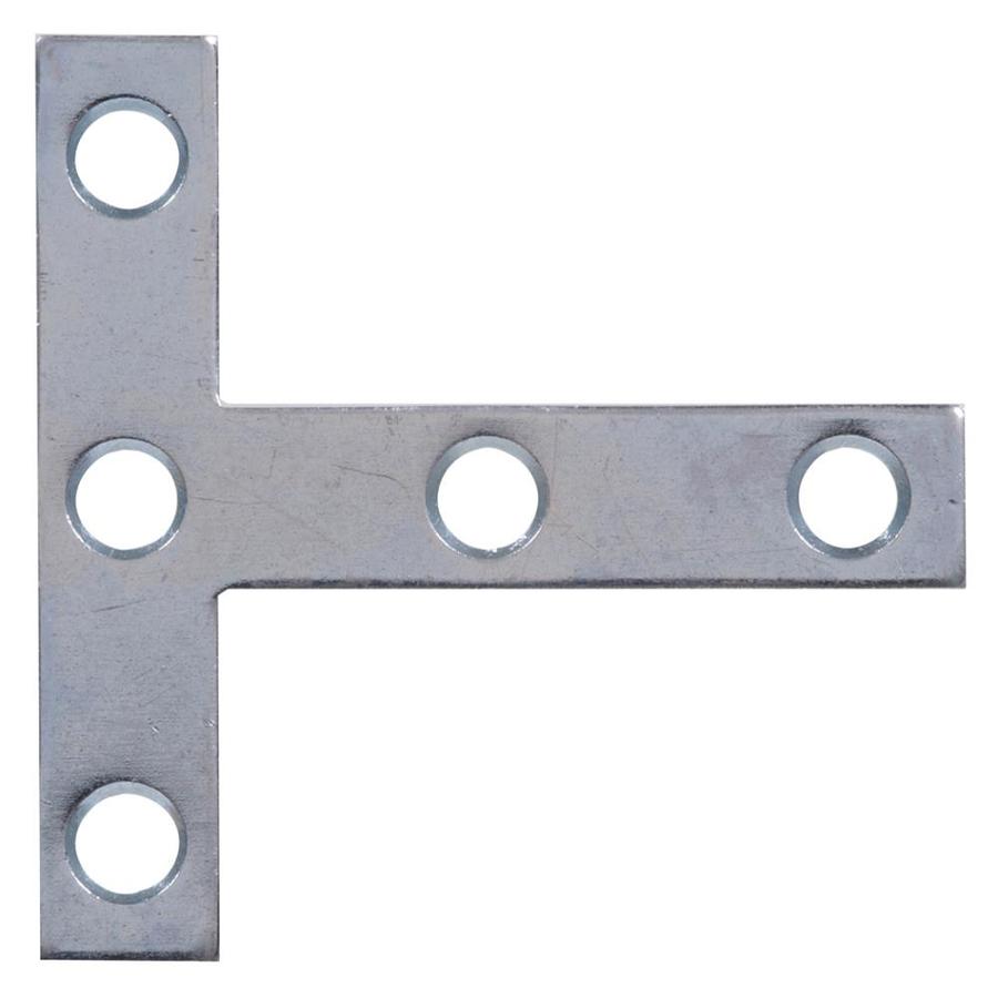 Hillman Mending Brace 5Pack 2.5in x 2.5in x 2.5in Zinc Flat Brace