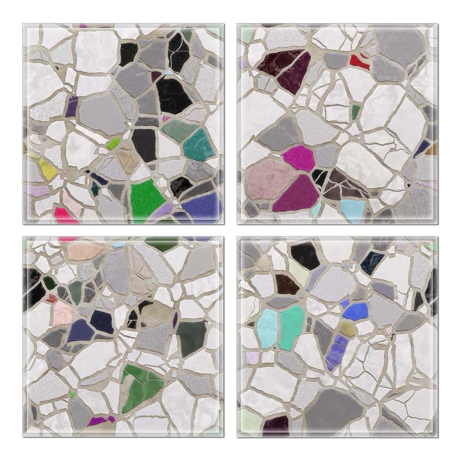 Instant Mosaic Upscale Designs by Ema 16Pack 6in x 6in Glass Wall