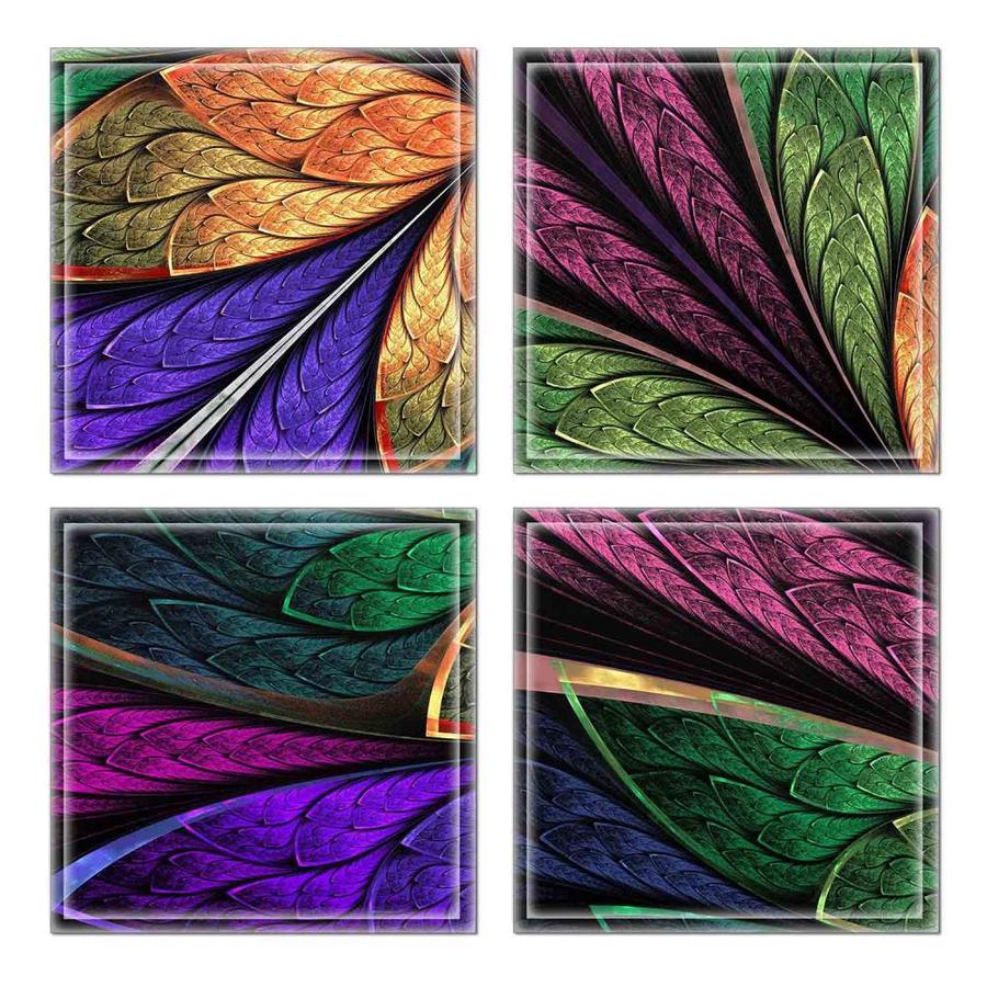 Instant Mosaic Upscale Designs by Ema 16Pack 6in x 6in Glass Wall