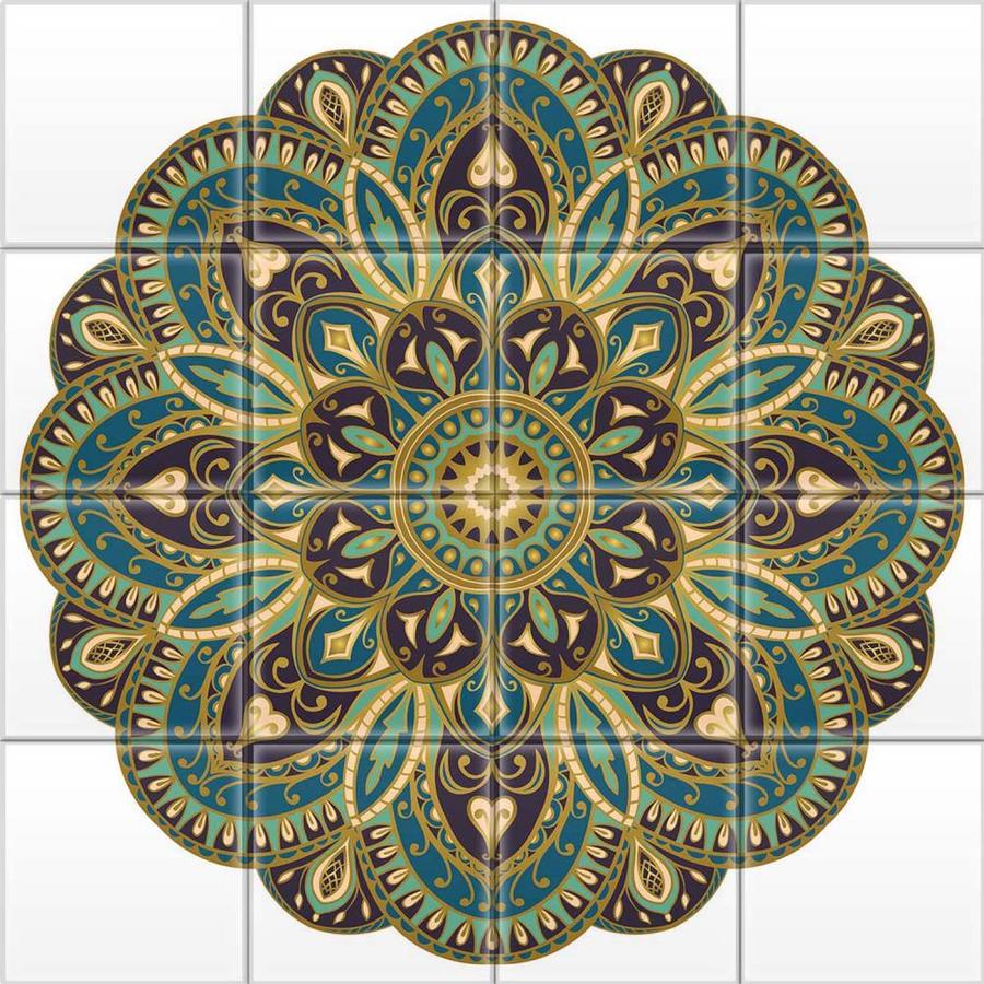 Instant Mosaic Upscale Designs by Ema 16Pack 6in x 6in Glossy Glass