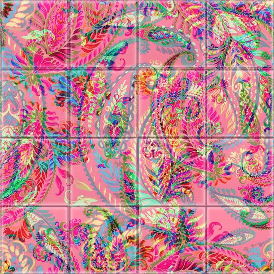 Instant Mosaic Upscale Designs by Ema 16Pack 6in x 6in Glass Wall