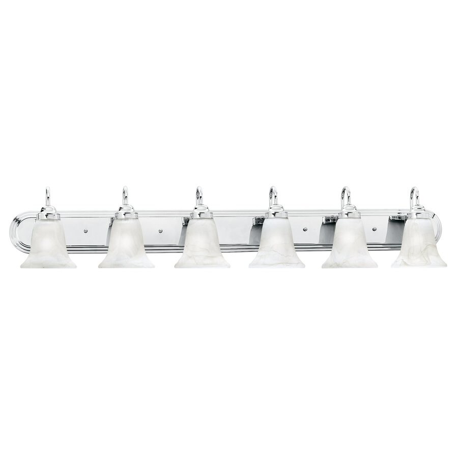 Shop Thomas Lighting 6Light Homestead Chrome Bathroom Vanity Light at