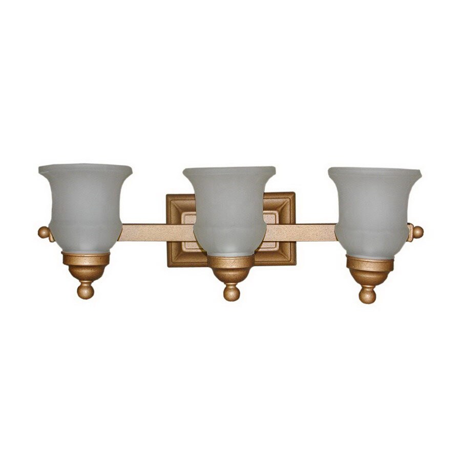 Whitfield Lighting 3Light Hanna Brunt Copper Bathroom Vanity Light at