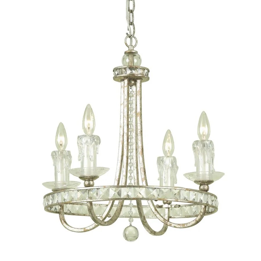 Candice Olson by AF Lighting Aristocrat 4Light Soft Gold Crystal