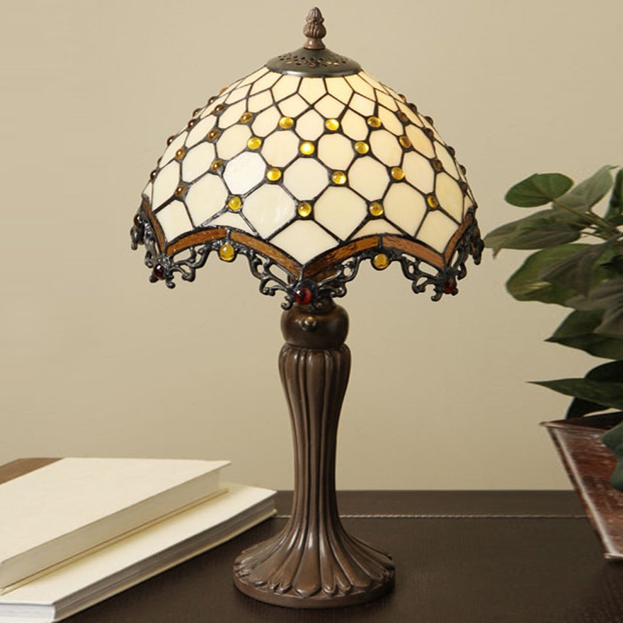 Warehouse of Tiffany Roman 21in Bronze Electrical Outlet Table Lamp