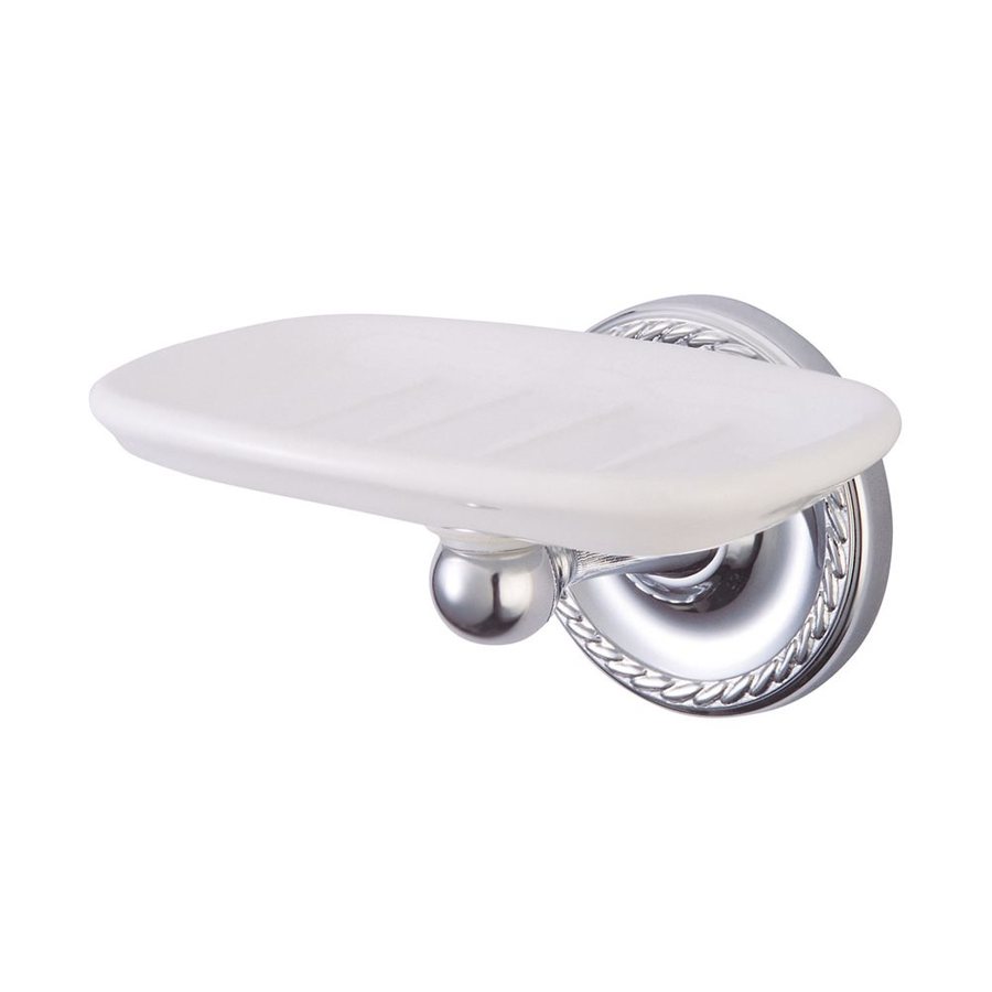 Elements of Design Polished Chrome Brass Soap Dish at