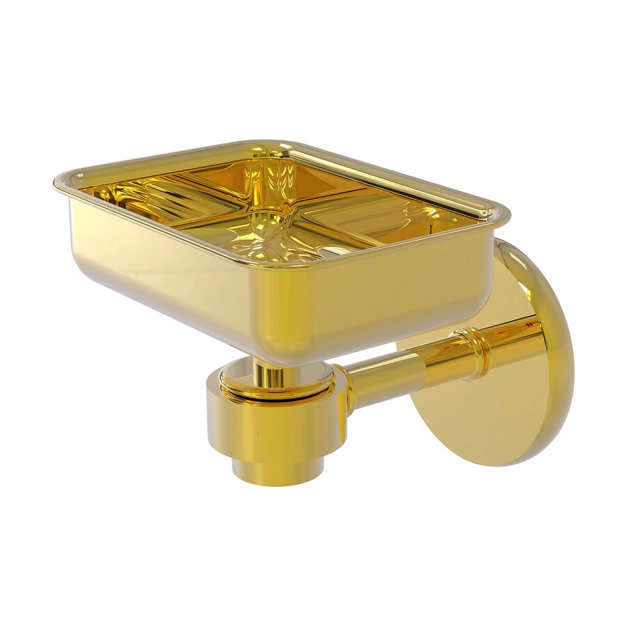 Allied Brass Satellite Orbit One Polished Brass Soap Dish at