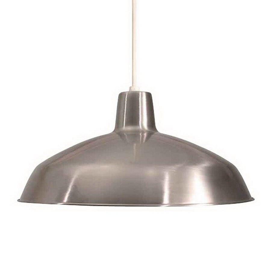 International Lighting 16in W Warehouse Brushed Nickel Pendant Light
