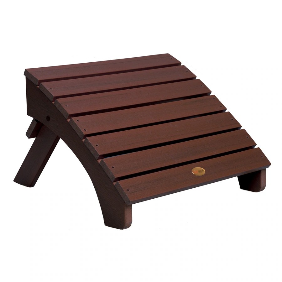 Shop Highwood USA Adirondack Weathered Acorn Plastic Ottoman at