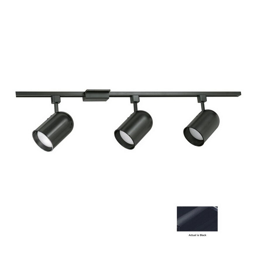 Cal Lighting 3Light 48in Black Dimmable Roundback Linear Track