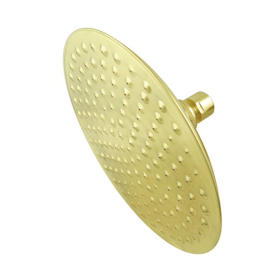 Shop Elements of Design Victorian Polished Brass Rain Shower Head at