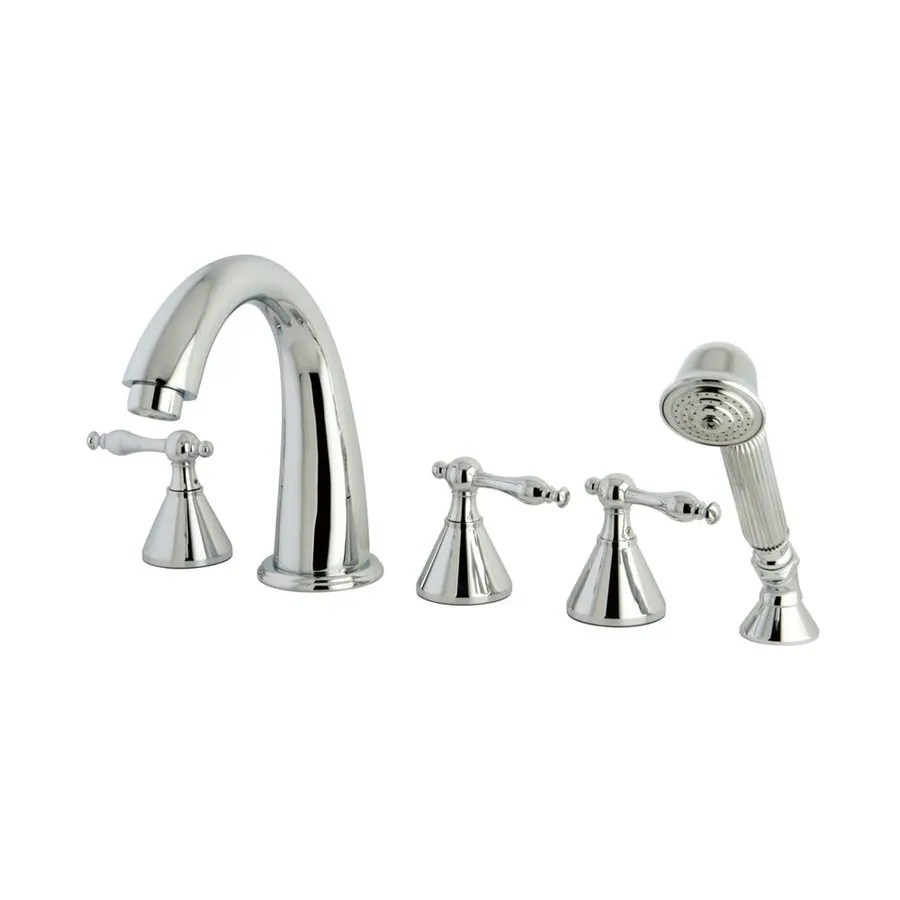 Shop Elements of Design Chrome 3Handle Bathtub and Shower Faucet Trim