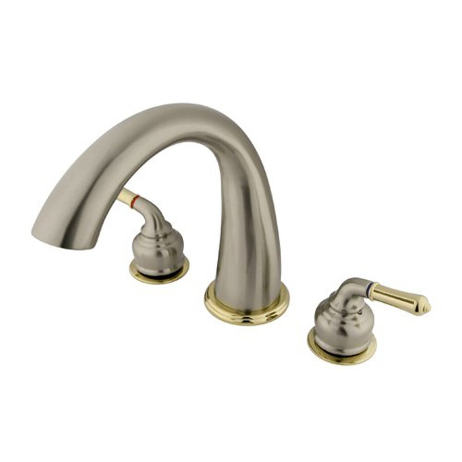 Shop Elements of Design Satin Nickel/Polished Brass 2Handle Adjustable