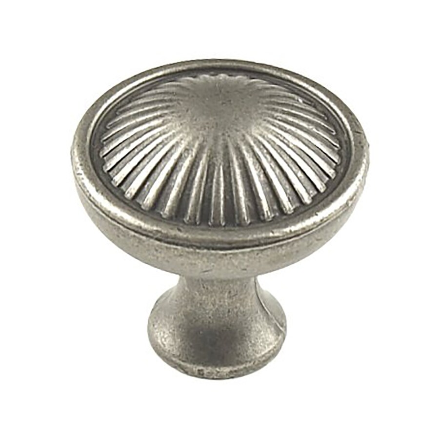 Century Hardware Sunglow Aged Pewter Round Knob at