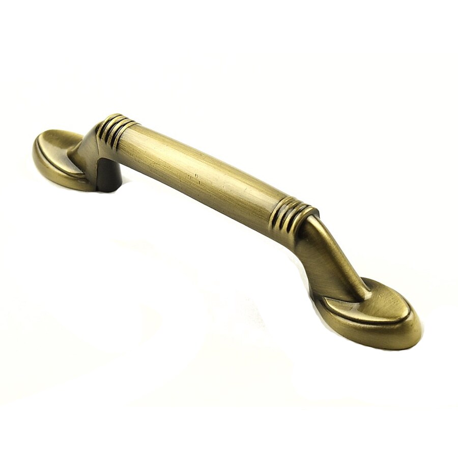 Shop Century Hardware 3in CenterToCenter Brushed Antique Brass Aztec