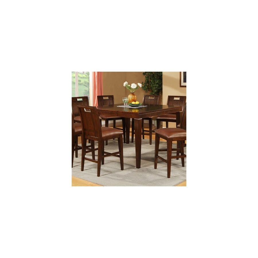 Steve Silver Company Lusaka Cherry Square Dining Table in the Dining