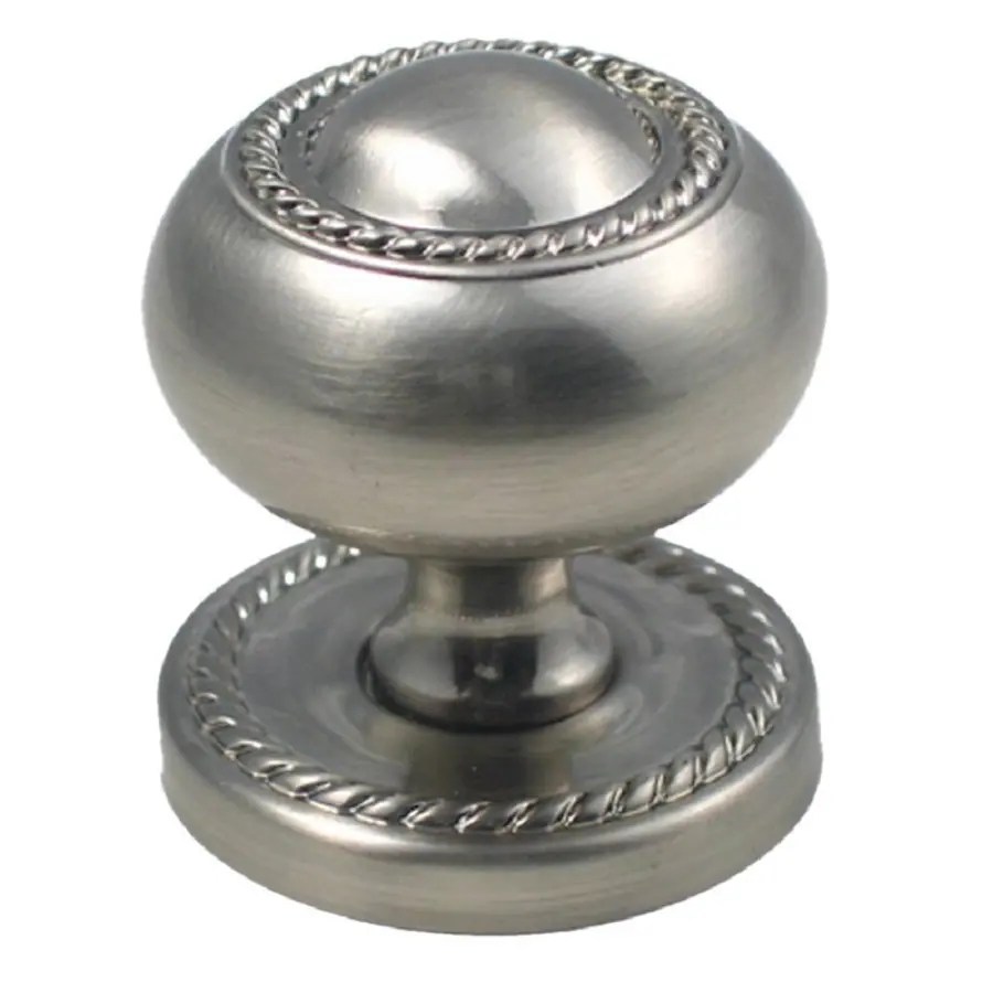Shop Rusticware Traditional Satin Nickel Mushroom Knob at