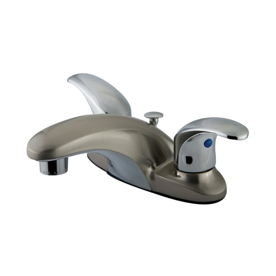 Shop Elements of Design Daytona Satin Nickel/Polished Chrome 2Handle 4