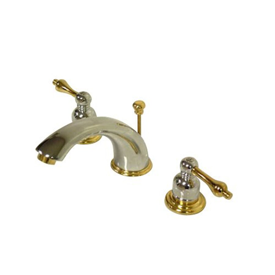 Shop Elements of Design Chrome/Polished Brass 2Handle Widespread