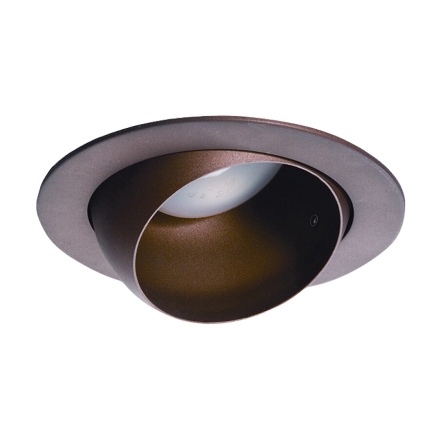 Nicor Lighting Bronze Eyeball Recessed Light Trim (Fits Housing