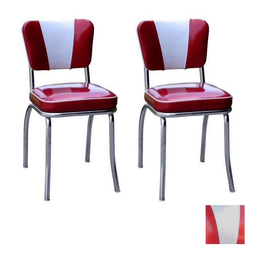 Shop Richardson Seating 50s Retro Contemporary Zodiac Burgundy/Zodiac