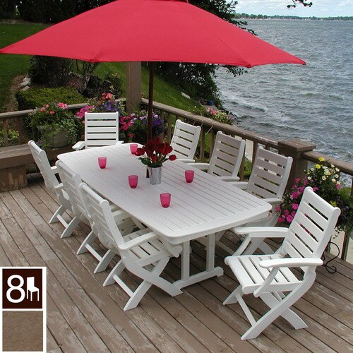POLYWOOD 9Piece Patio Dining Set at
