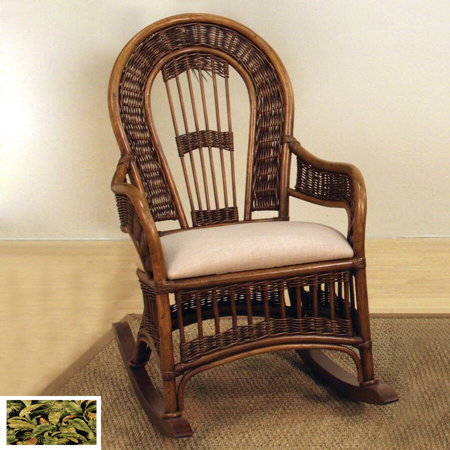 Hospitality Rattan St. Lucia Antique Rocking Chair at