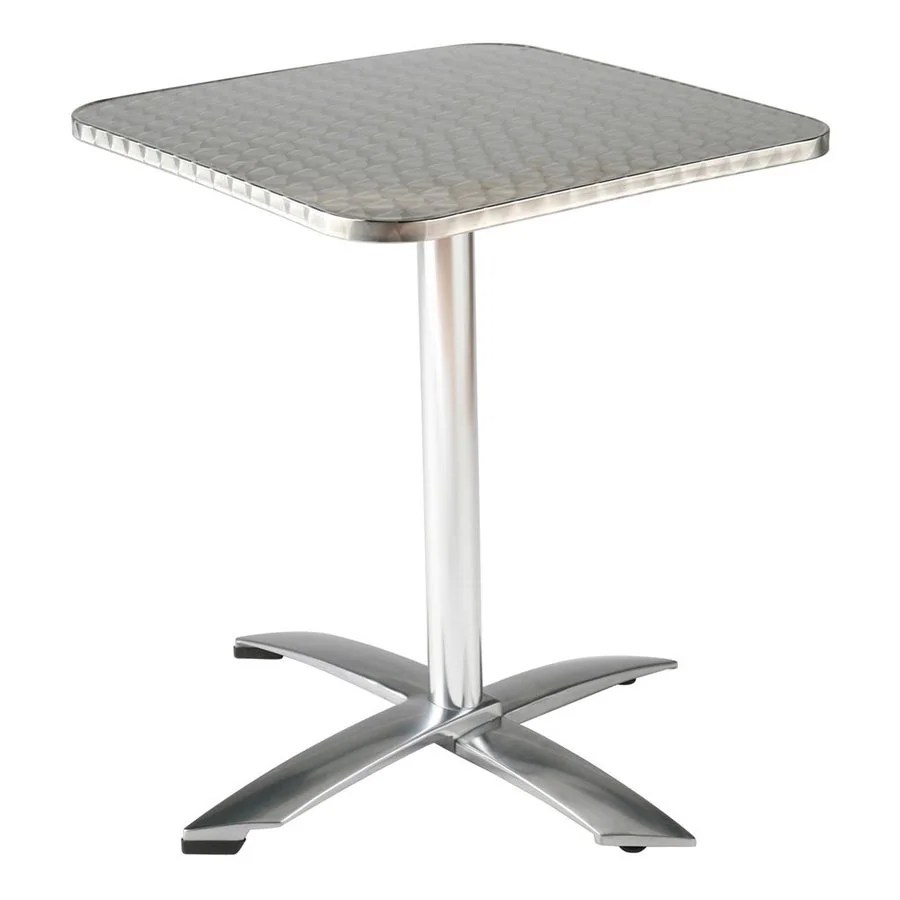 Eurostyle Arden Stainless Steel Metal Dining Table at