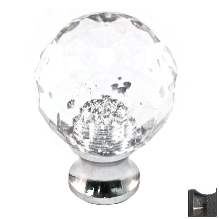 Shop Cal Crystal Antique Brass Crystal Globe Knob at