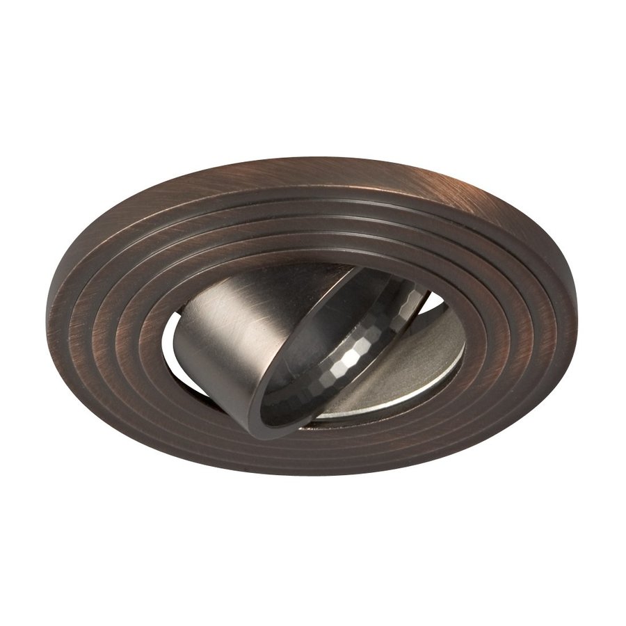 Galaxy Antique Copper Gimbal Recessed Light Trim (Fits Housing Diameter 3in) in the Recessed