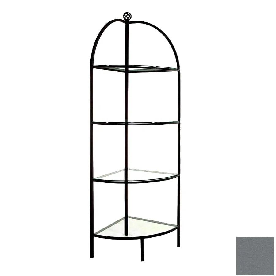 Shop Grace Collection Gun Metal Corner Bakers Rack at