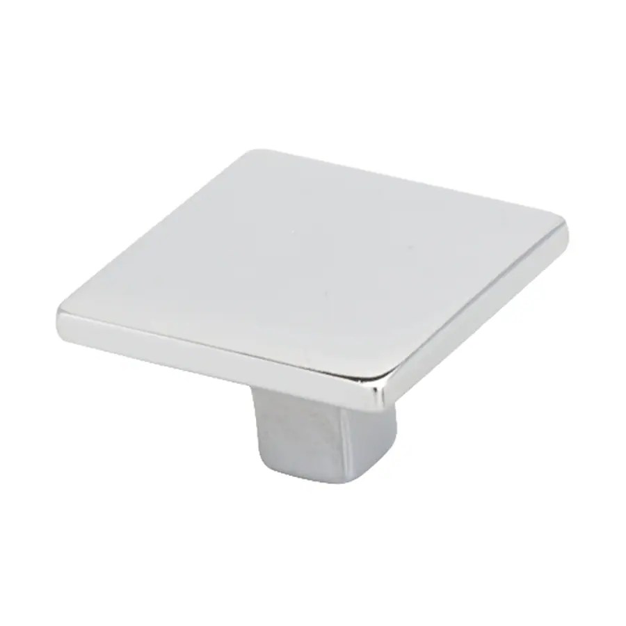 Shop Topex Hardware Italian Designs Bright Chrome Square Knob