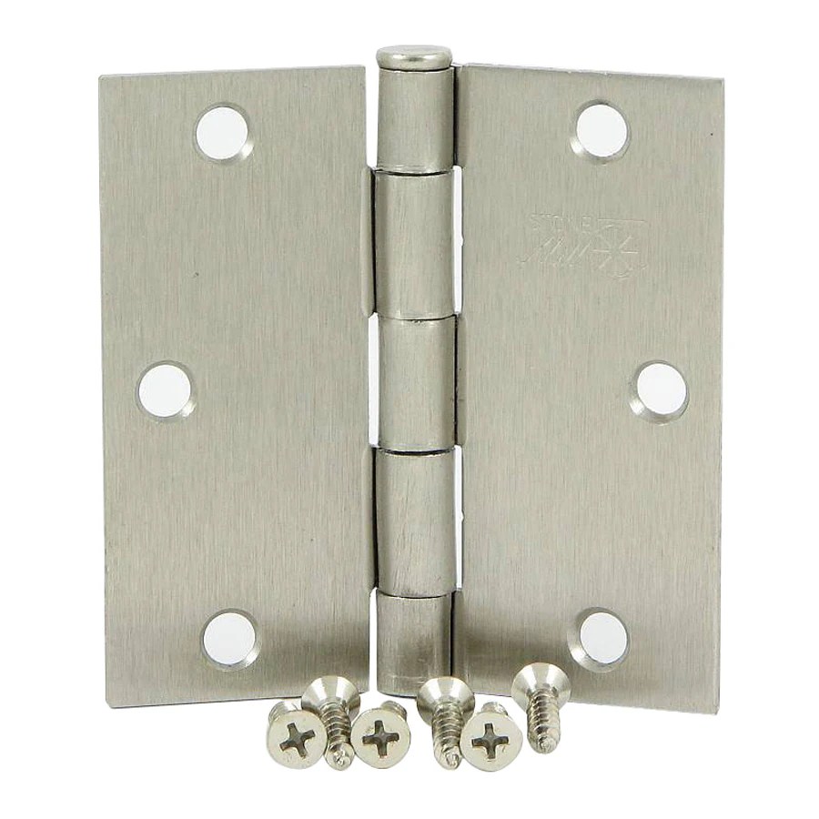 Stone Mill Hardware Satin Nickel Door Hinge at