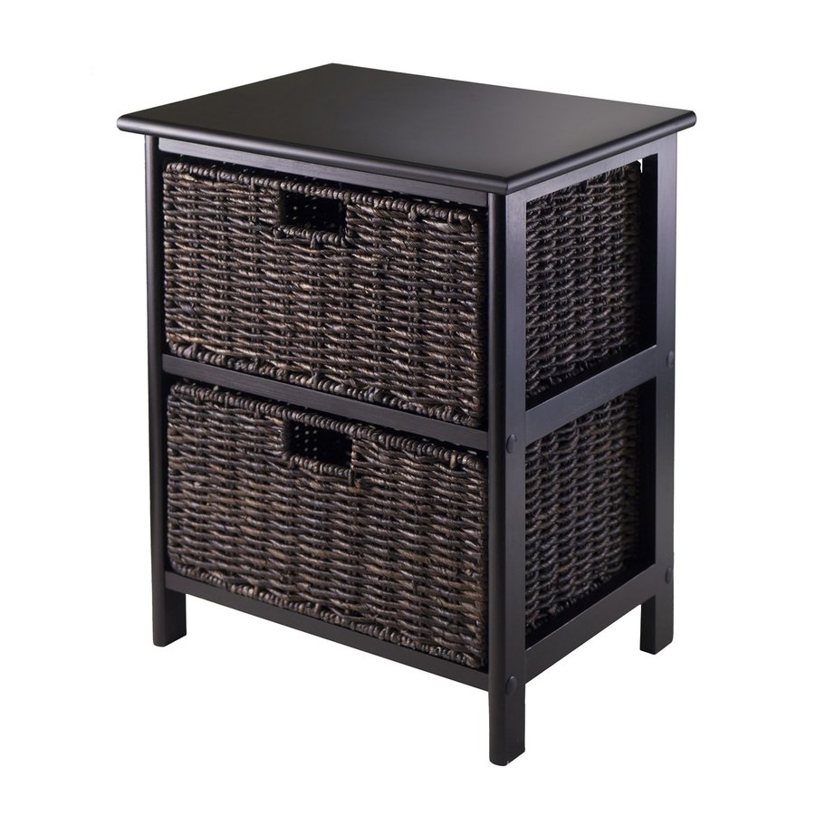 Shop Winsome Wood Omaha Black Rectangular End Table at