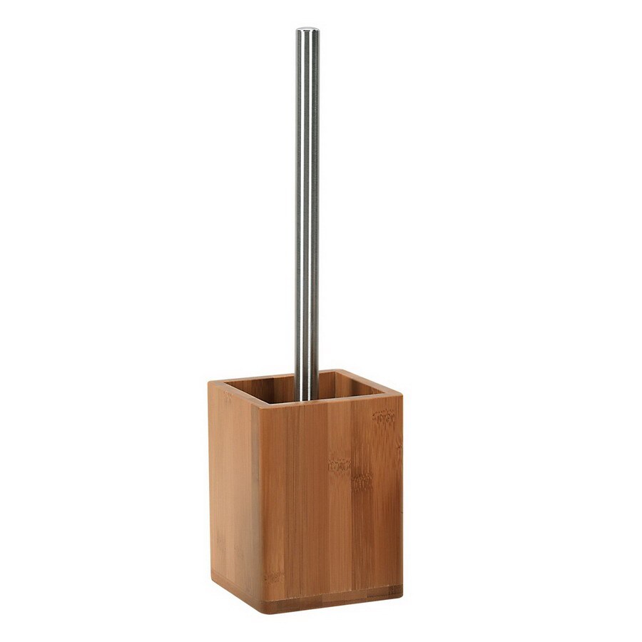 Shop Nameeks Gedy Bambu Natural Bamboo Toilet Brush Holder at