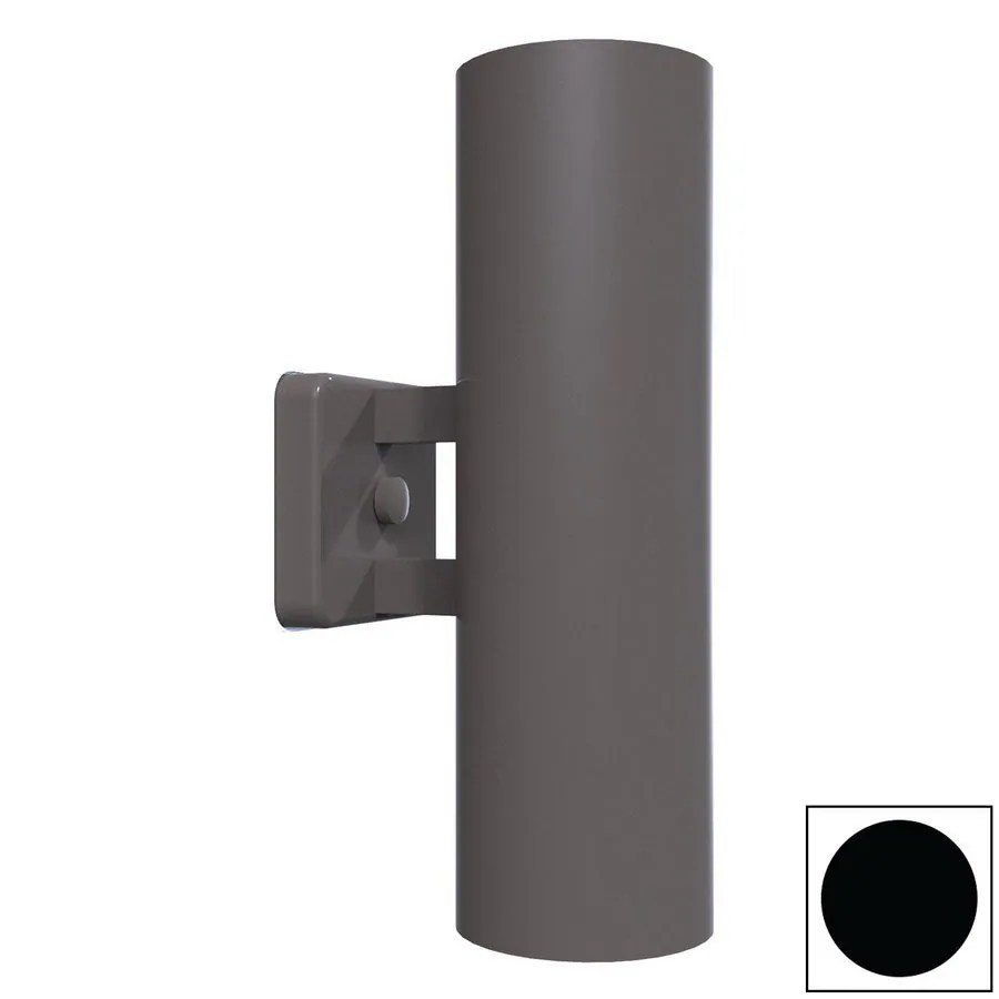Remcraft Retro 14.75in H Black Medium Base (E26) Outdoor Wall Light