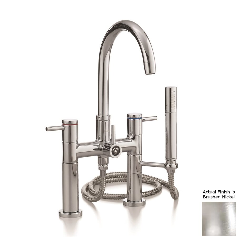 Cheviot Brushed Nickel 3Handle Bathtub and Shower Faucet with Valve at