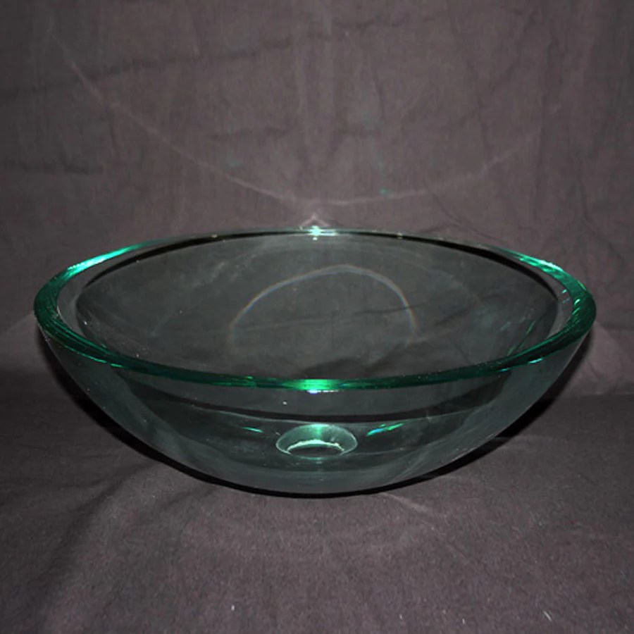 Clear Glass Vessel Bathroom Sink Legion Furniture Clear Glass Vessel Round Bathroom Sink at