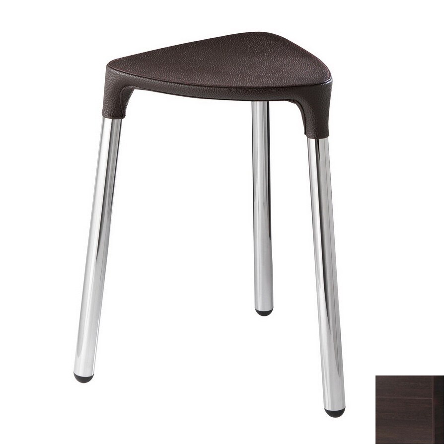 Shop Nameeks Wenge Plastic Freestanding Shower Chair at