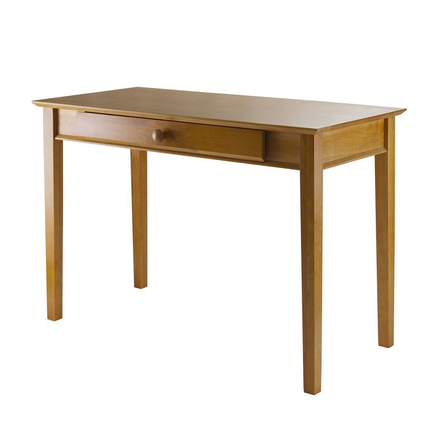 Winsome Wood Writing Desk Honey Winsome Wood Studio Transitional Honey Computer Desk in the Desks