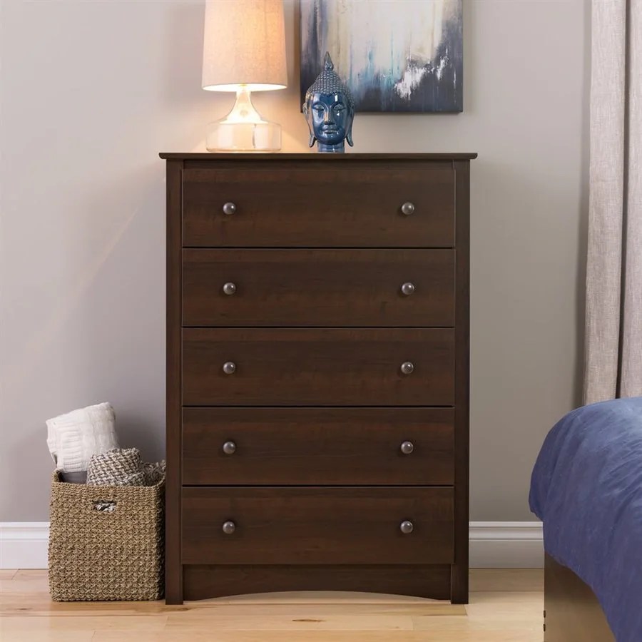 Shop Prepac Furniture Fremont Espresso Standard Chest at